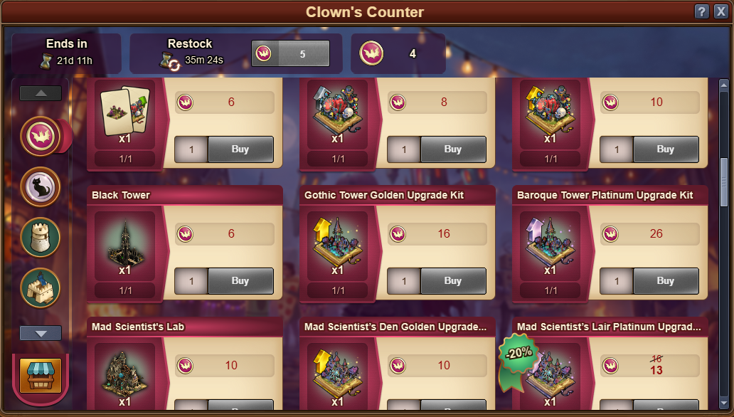 Clown's Counter