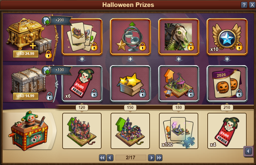 Halloween Prizes
